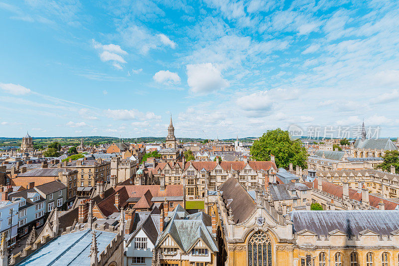 英国牛津的高景观