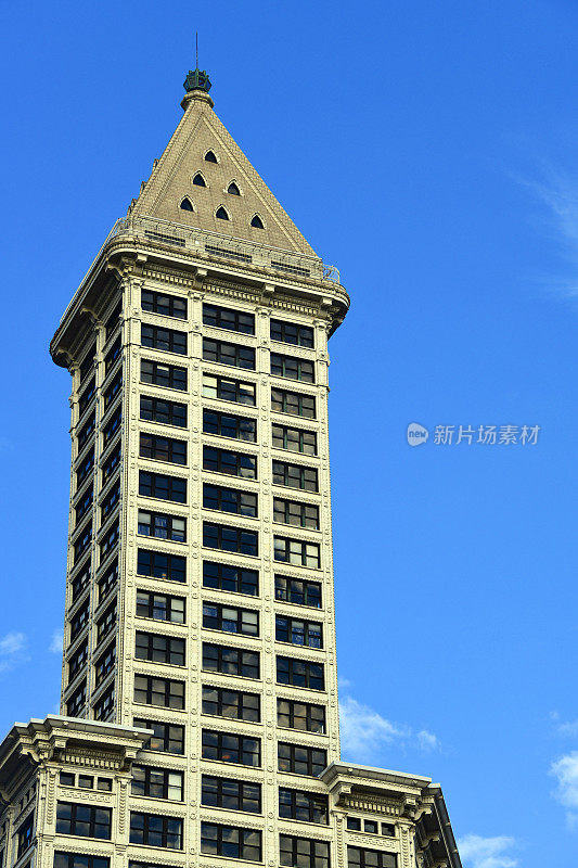 史密斯大厦-历史悠久的高层办公大楼(1914年)，美国华盛顿州西雅图