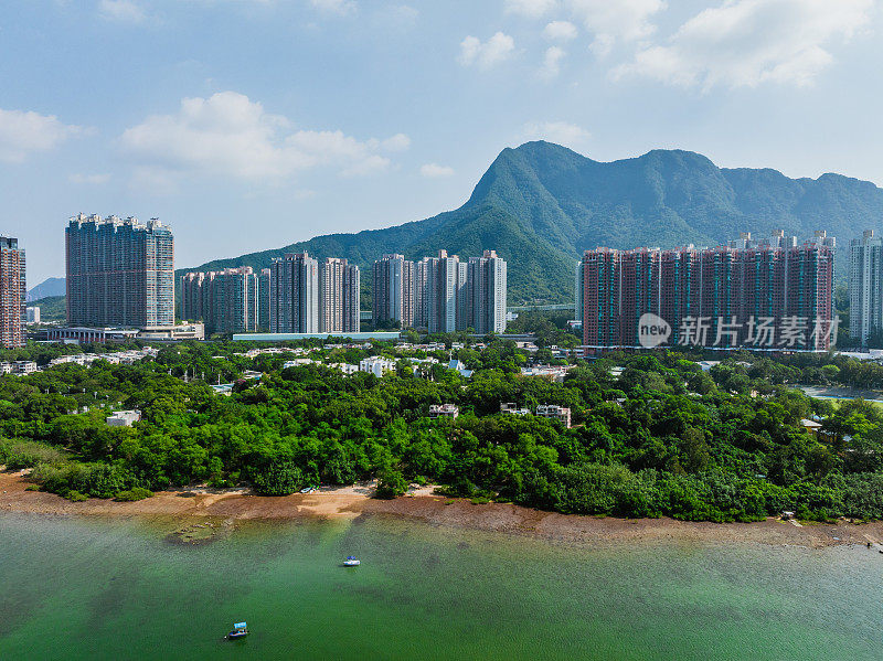 香港马鞍山的居民大厦