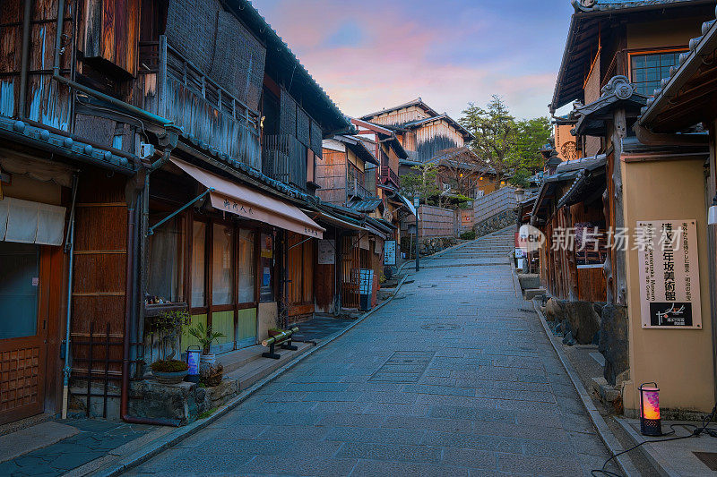 忍者坂街的京都市景