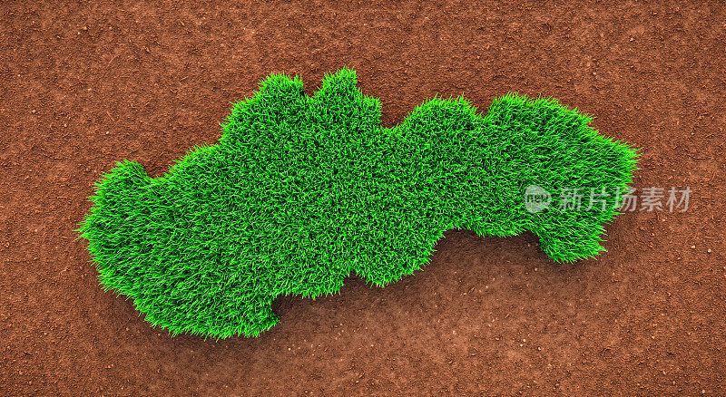 斯洛伐克草地地图
