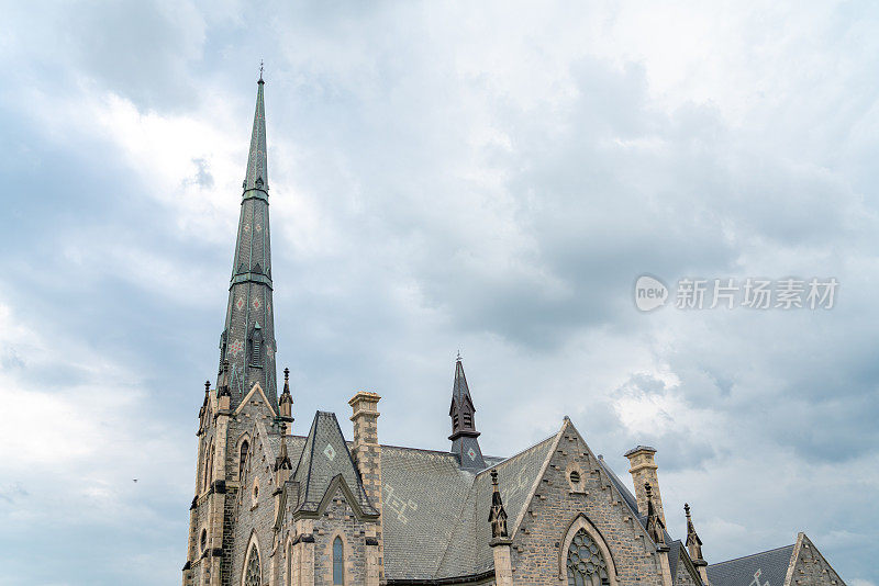 加拿大安大略省剑桥高尔特的中央长老会教堂。