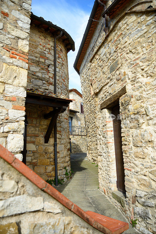 意大利托斯卡纳基安蒂地区的维蒂纳中世纪设防村庄