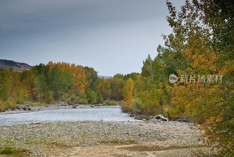 纳奇斯河的秋色