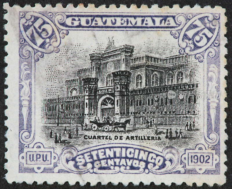 危地马拉建筑邮票1902