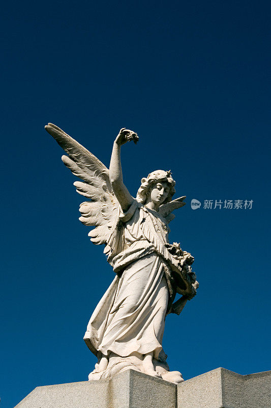 伸直手臂的飞天使，布宜诺斯艾利斯，阿根廷