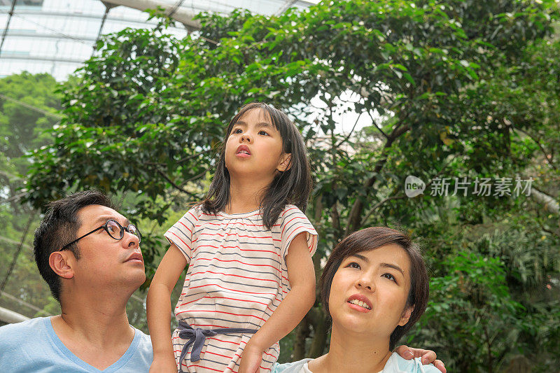 亚洲中国香港公园的家庭日