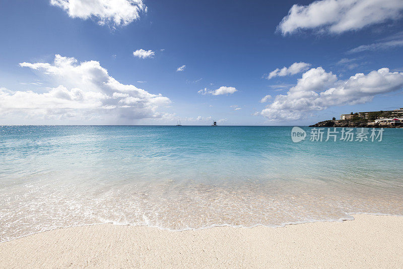 加勒比海白沙海滩