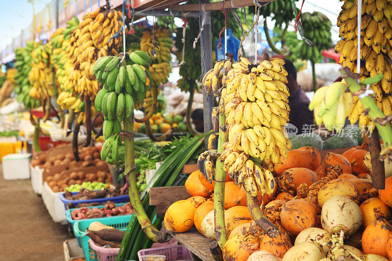 马尔代夫马累的新鲜水果市场