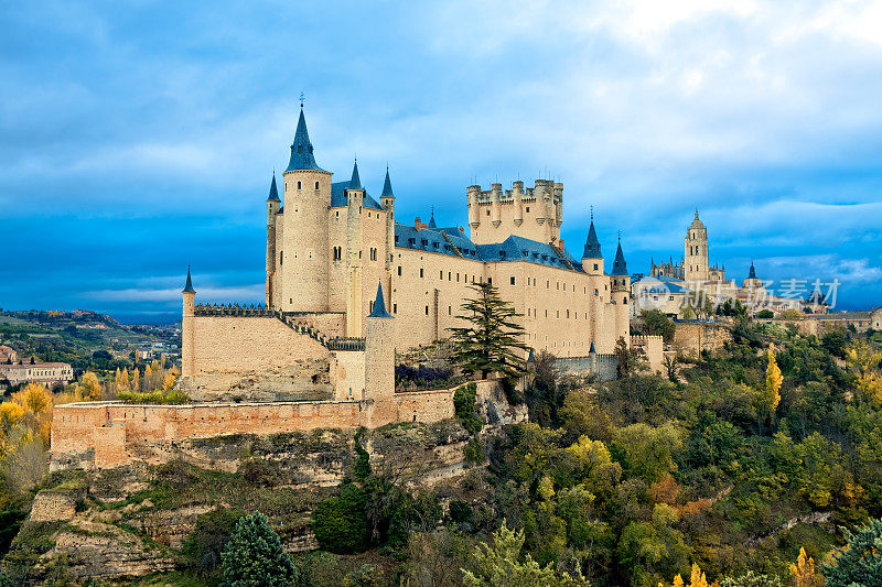 西班牙塞戈维亚的阿尔卡扎城堡
