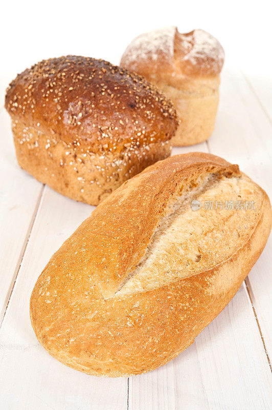 各种各样的面包