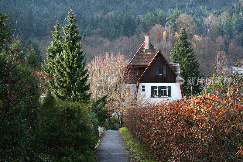 德国南部的山间小屋