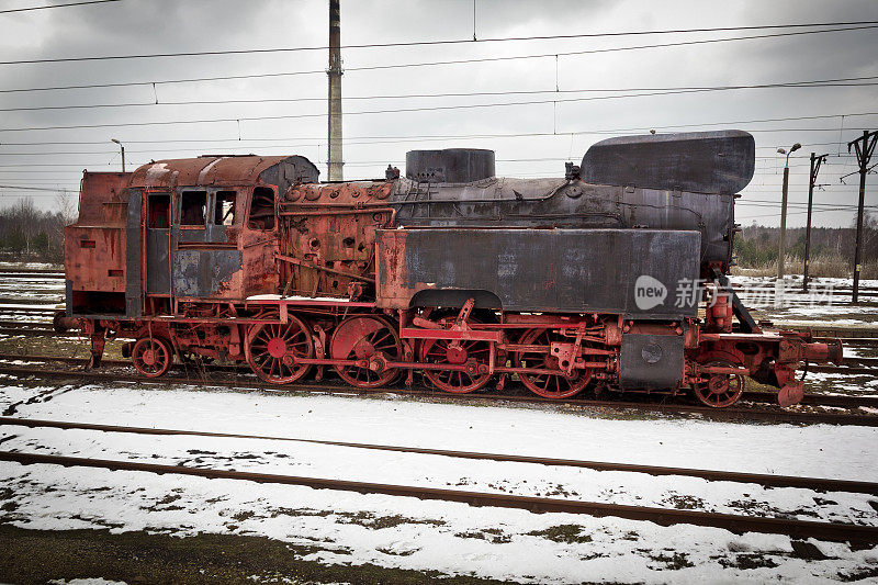 旧黑蒸汽机车