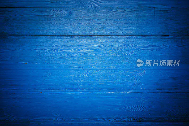 蓝色木材纹理的背景