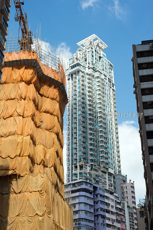 香港中国建筑工地