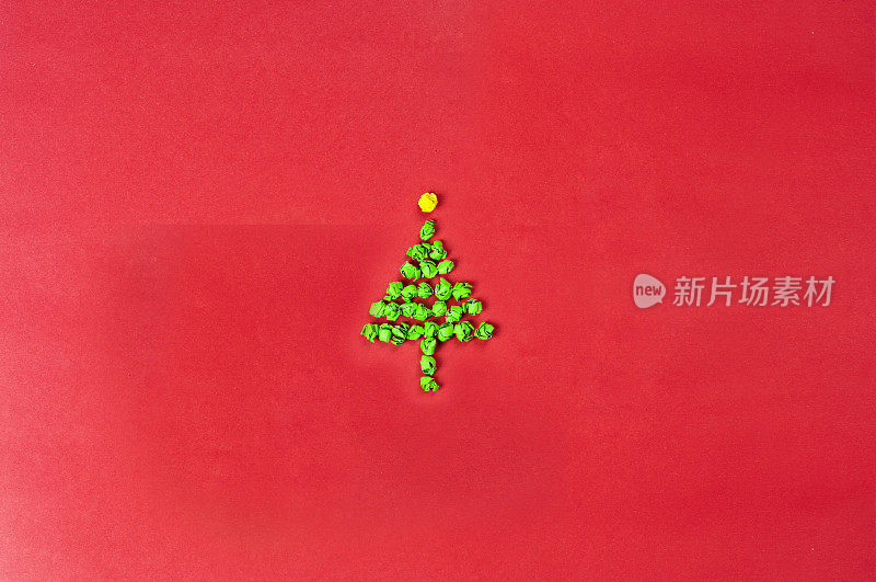 纸的圣诞树