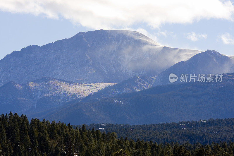 有风的派克峰