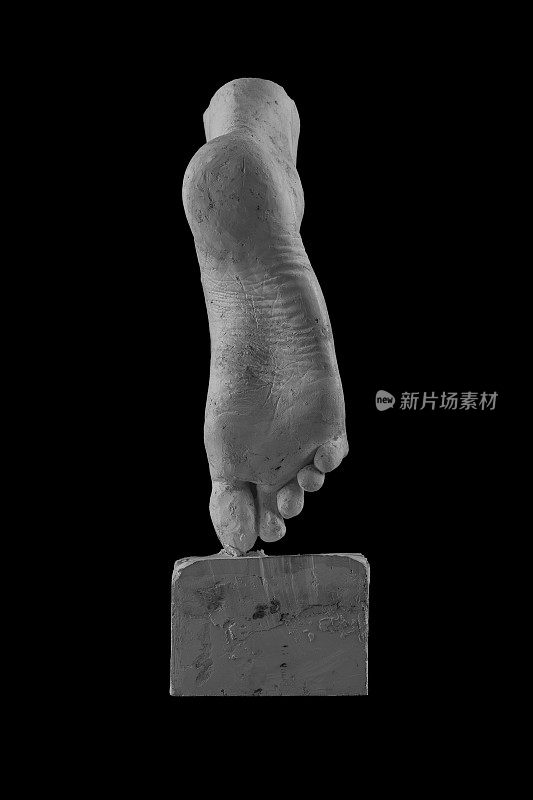石膏四肢脚脚与手指，身体部分