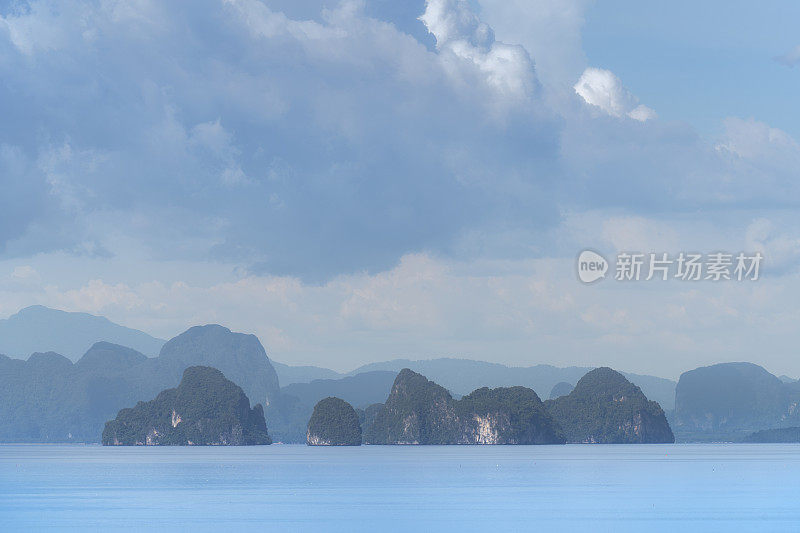 泰国甲米省安达曼海的科洪群岛的美丽海景。