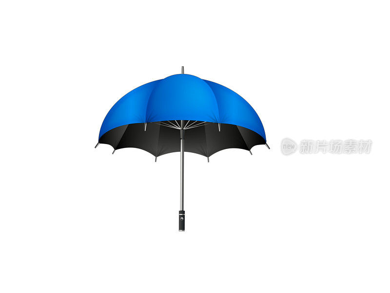 蓝色的伞