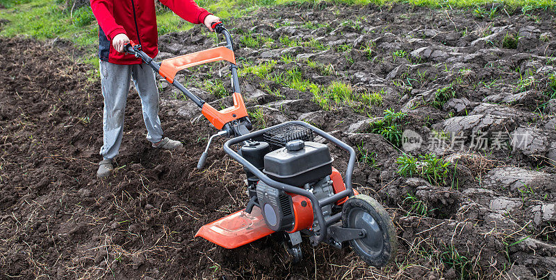 耕前在未经处理的土壤上使用橙色专业耕耘机或分蘖机。种苗前对处女地进行处理。