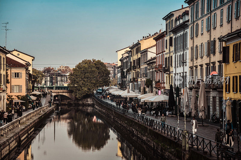 著名的米兰运河也被称为意大利米兰的Pavese运河