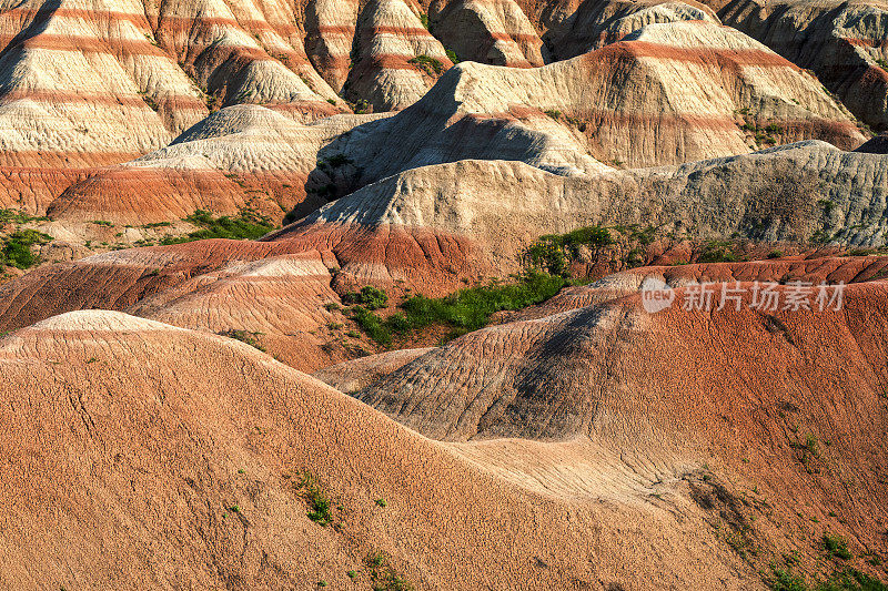 荒地国家公园的多彩风景