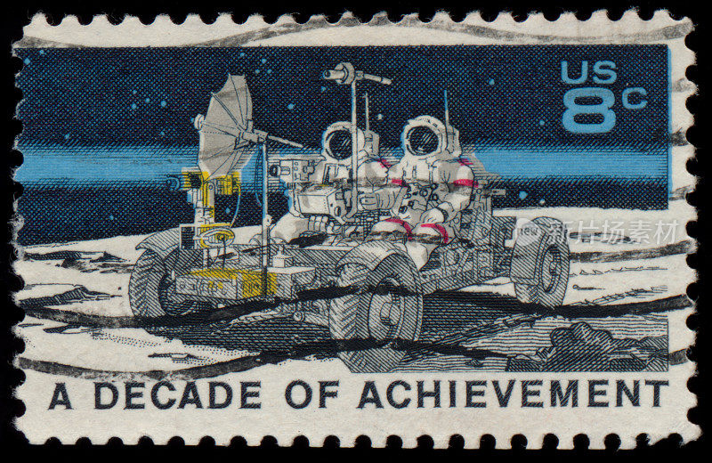 美国邮票-阿波罗登月计划