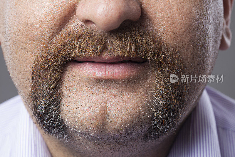 近把手酒吧胡子movember概念