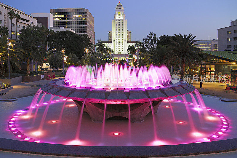 市政厅和大公园-洛杉矶