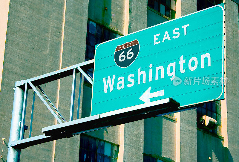 华盛顿公路标志