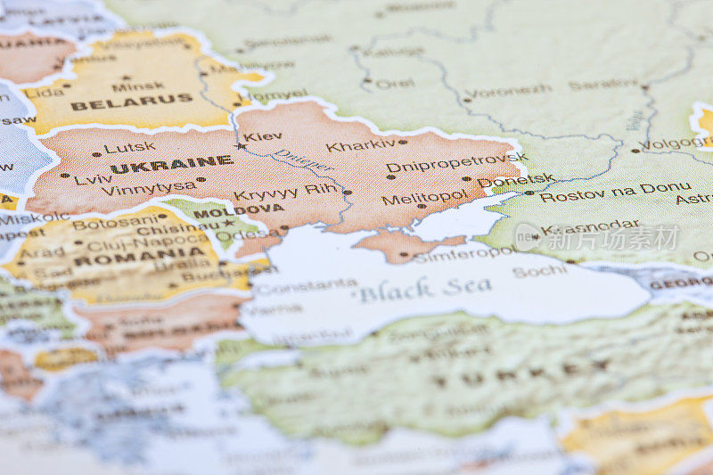 乌克兰在世界地图中的地位