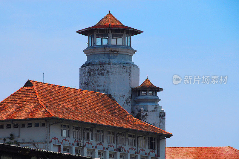 斯里兰卡科伦坡:灯塔风格的建筑