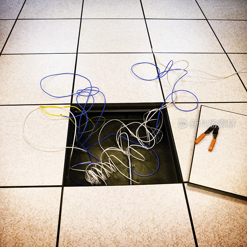 网络系统地板。