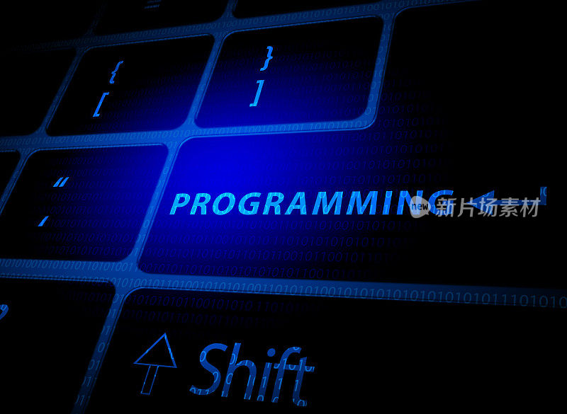 计算机键盘上的编程按钮