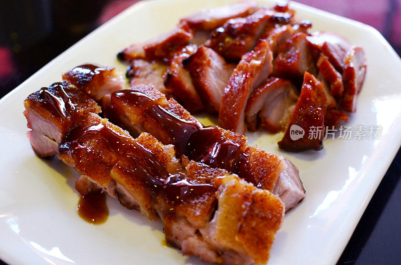 中国的烧烤猪肉