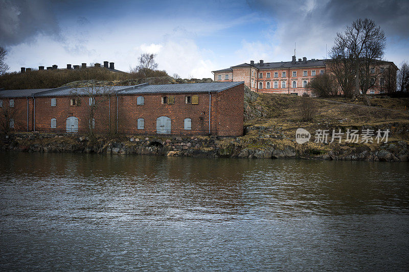 位于赫尔辛基附近海岸的历史悠久的设防岛