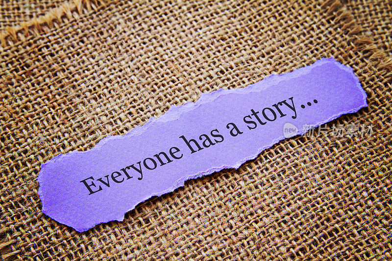 每个人都有自己的故事