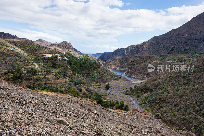 大加那利岛圣卢西亚附近的风景