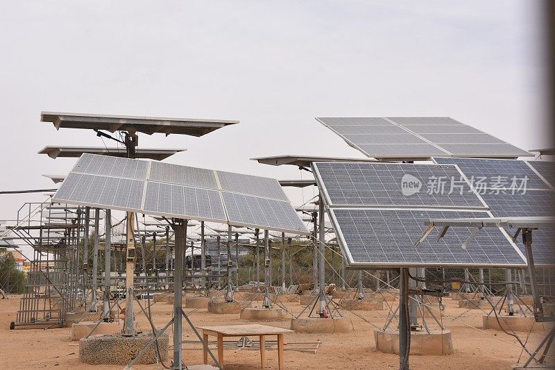太阳能电池板的实验基地