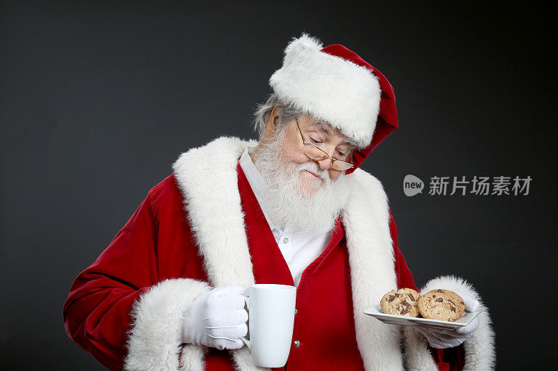圣诞老人和饼干