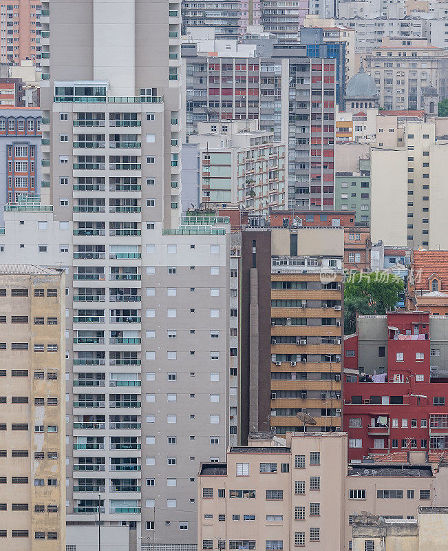 圣保罗市中心的建筑