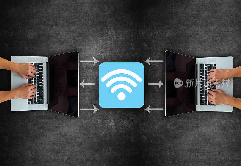 在黑板上连接wifi