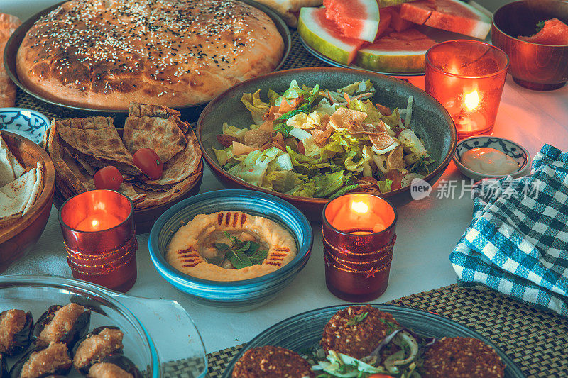 斋月的中东穆斯林食品