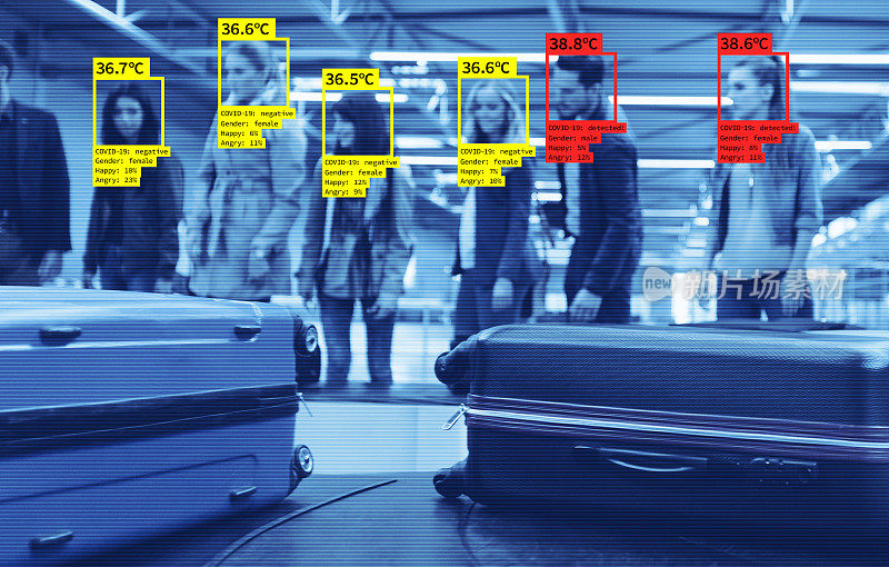 2019冠状病毒病大流行期间机场的人脸识别技术