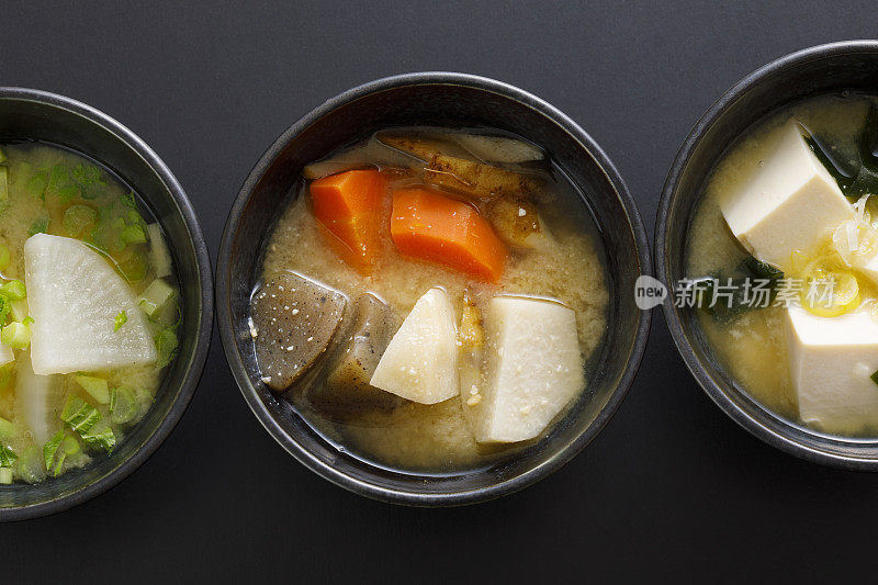 日本自制味增汤素食食谱