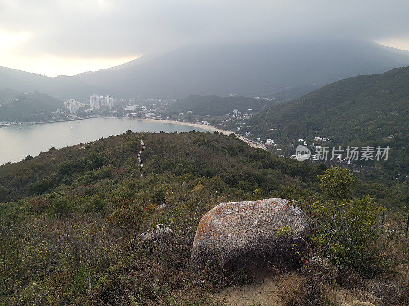 香港大屿山银矿湾全景