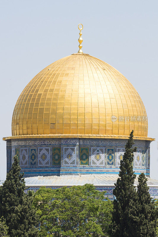 以色列耶路撒冷的圆顶岩石