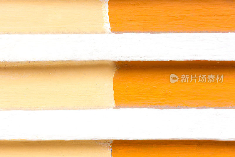 墨西哥:充满活力的墙壁背景纹理:白色和橙色