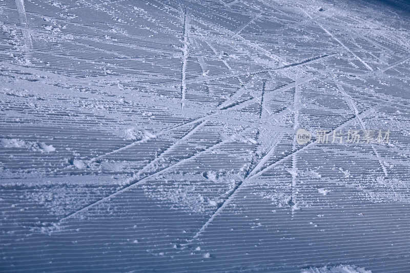 滑雪赛道的背景